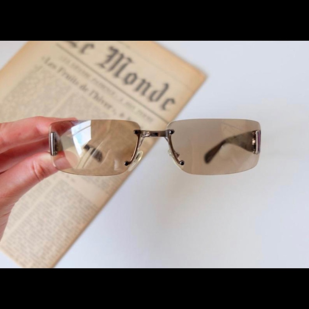 BVLGARI Y2K Authentic Mens Rectangle sunglasses